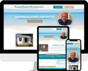 Local custom WordPress website design and development for residential and commercial contractors