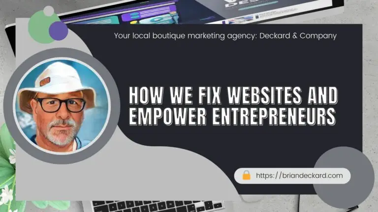 How We Fix Websites and Empower Entrepreneurs