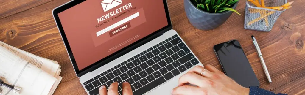 E-Newsletter Subscription Signup on Your Website