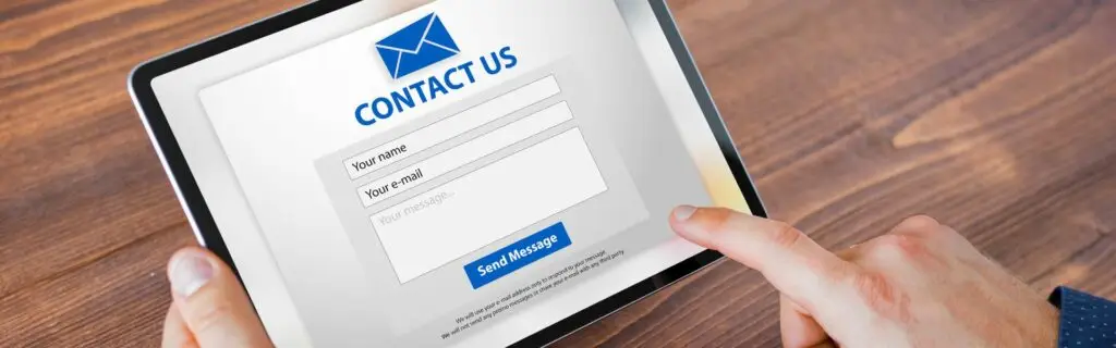 Online Contact Form on Your Website