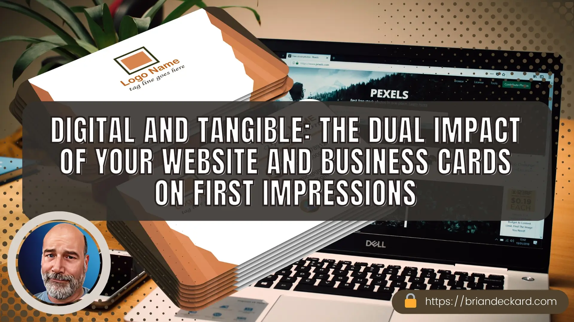 Digital and Tangible The Dual Impact of Your Website and Business Cards on First Impressions